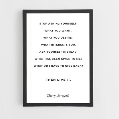 ap-cheryl strayed-4 cadre Noir