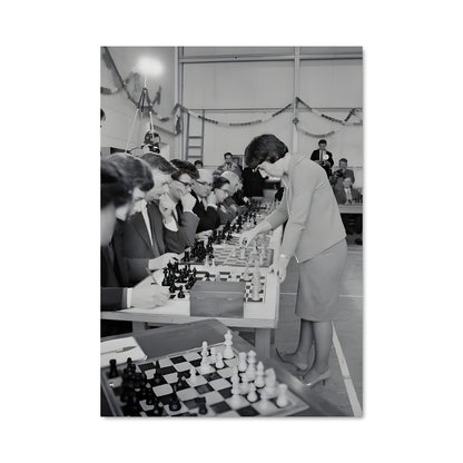Poster Échecs en Duel