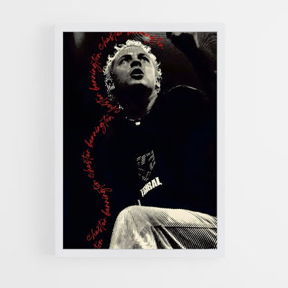 ap-chester bennington-3 cadre Blanc