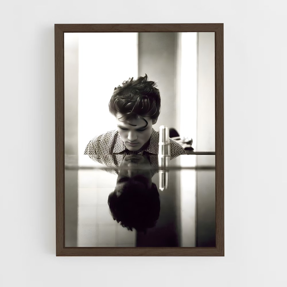 ap-chet baker-1 cadre Bois foncé