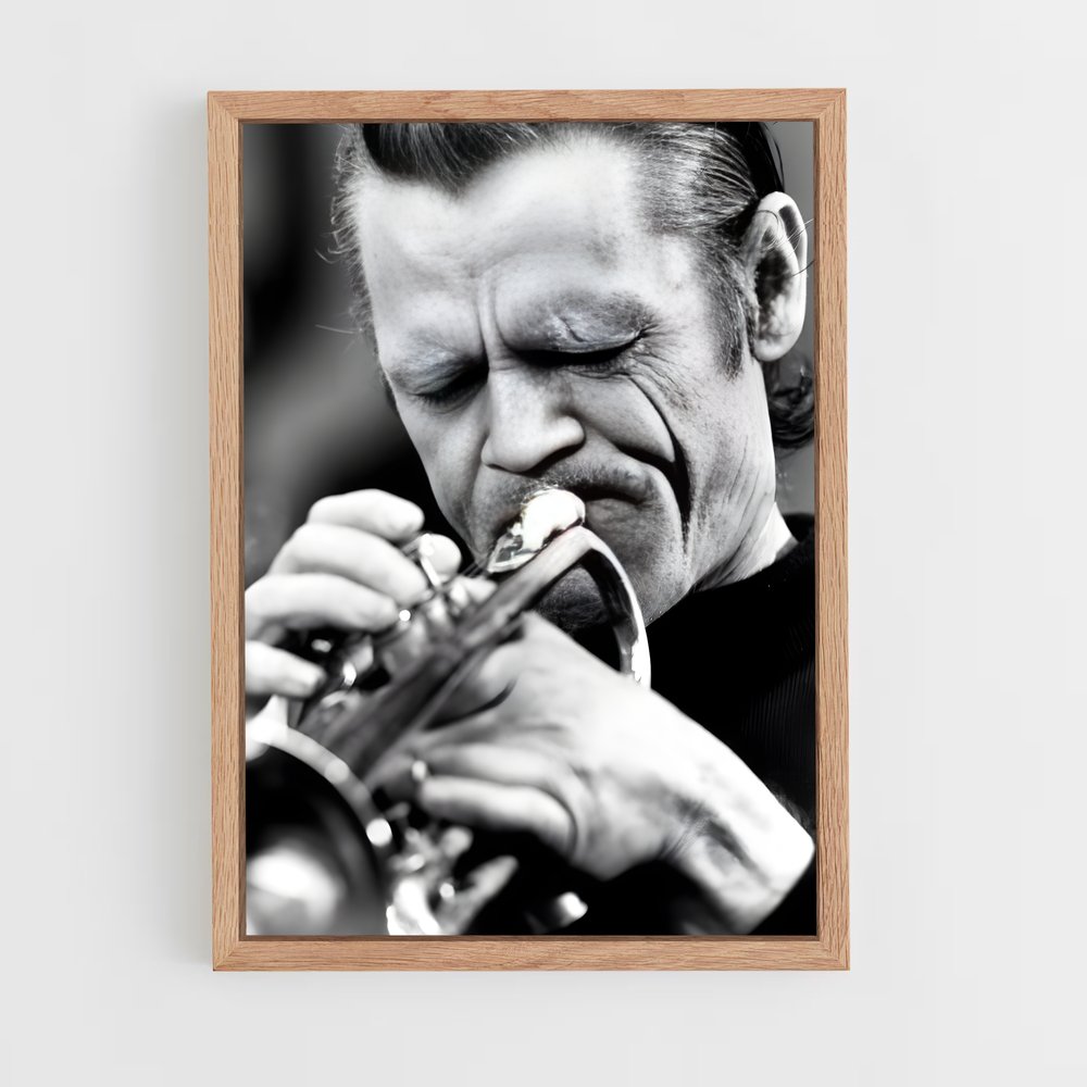 ap-chet baker-4 cadre Bois clair