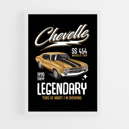 ap-chevelle ss 454-2 cadre Blanc