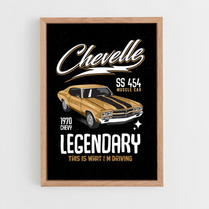 ap-chevelle ss 454-2 cadre Bois clair