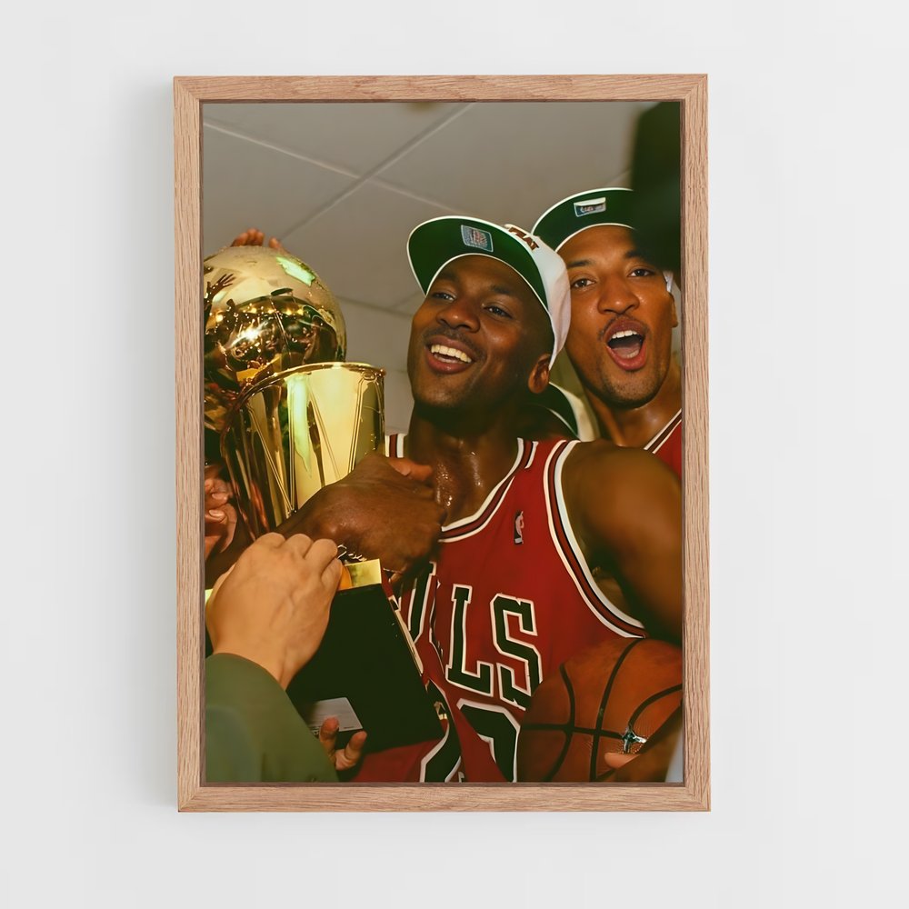 ap-chicago bulls-12 cadre Bois clair