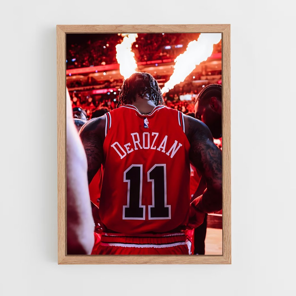 ap-chicago bulls-15 cadre Bois clair