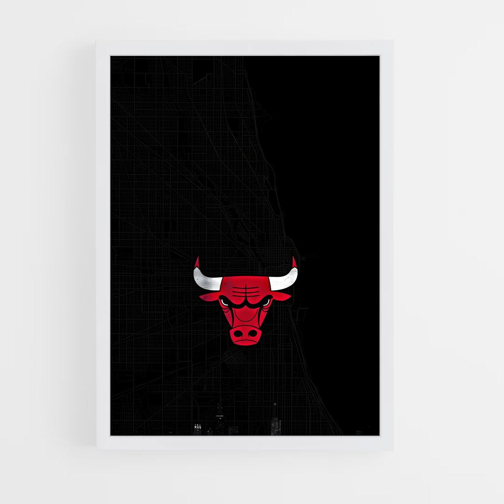 ap-chicago bulls-8 cadre Blanc