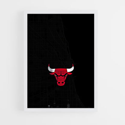 ap-chicago bulls-8 cadre Blanc
