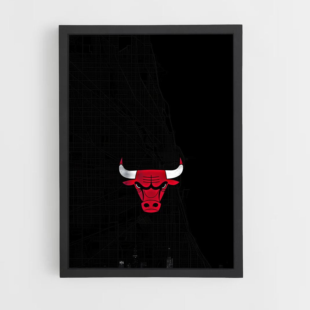 ap-chicago bulls-8 cadre Noir