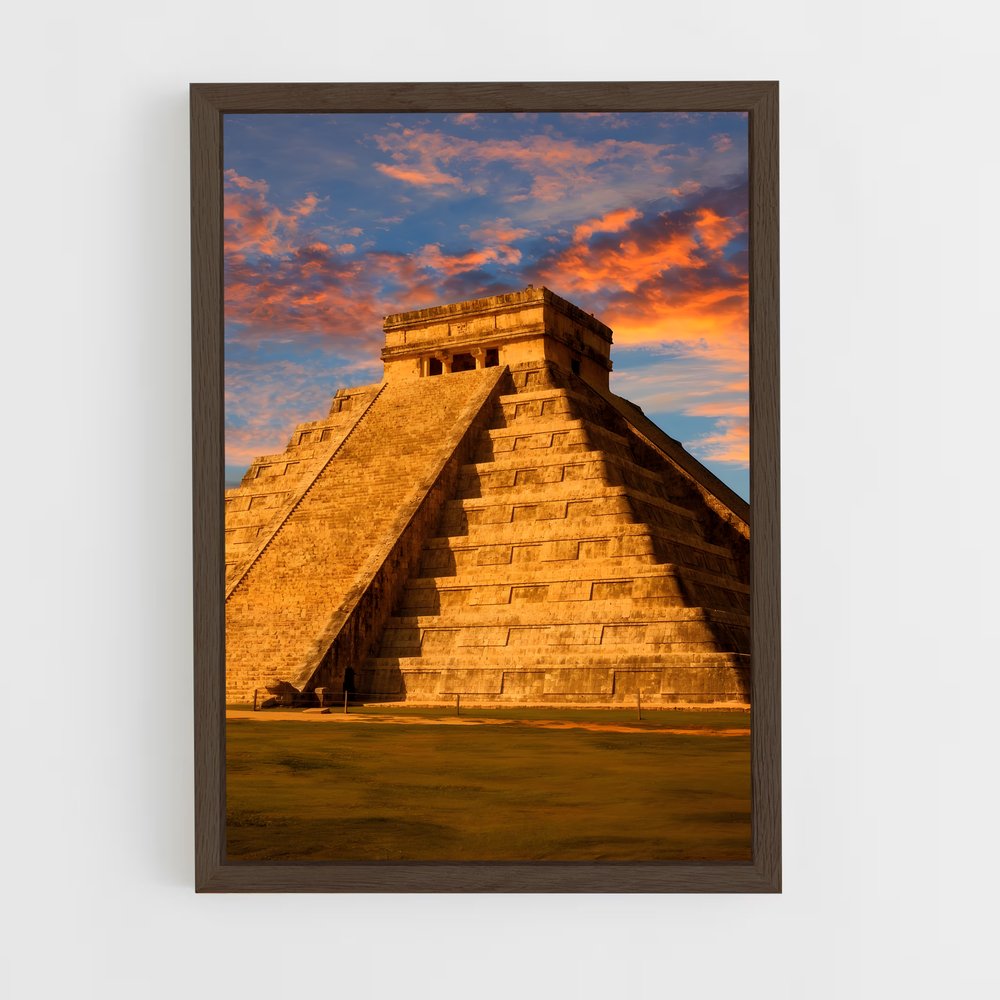ap-chichen itza-2 cadre Bois foncé