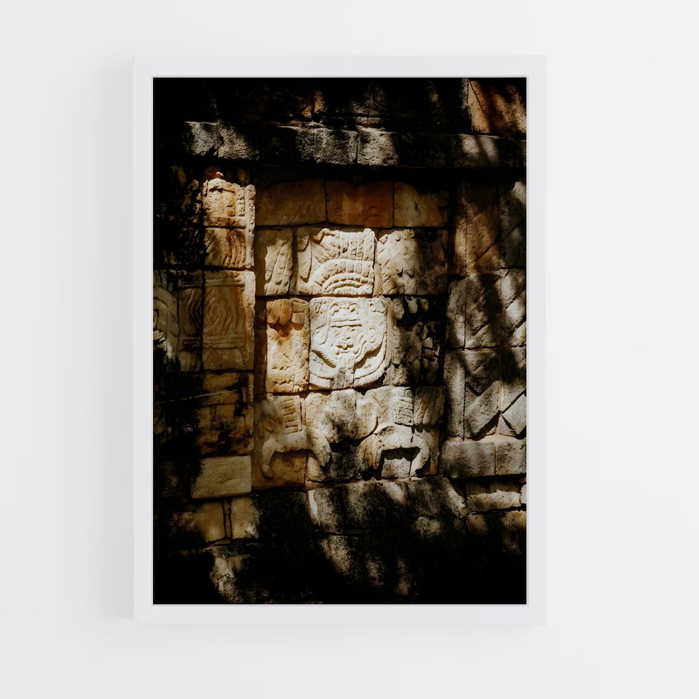 ap-chichen itza-8 cadre Blanc