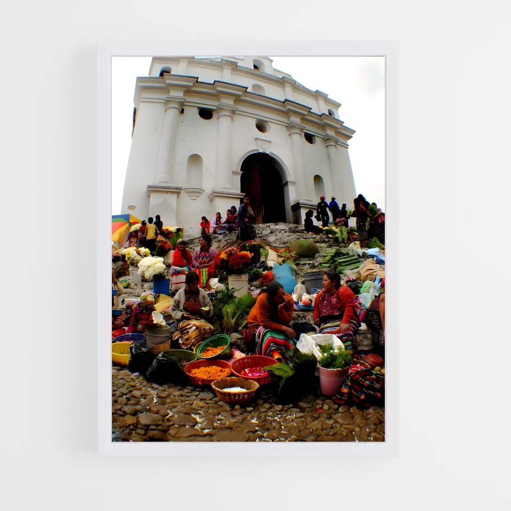 ap-chichicastenango market-1 cadre Blanc