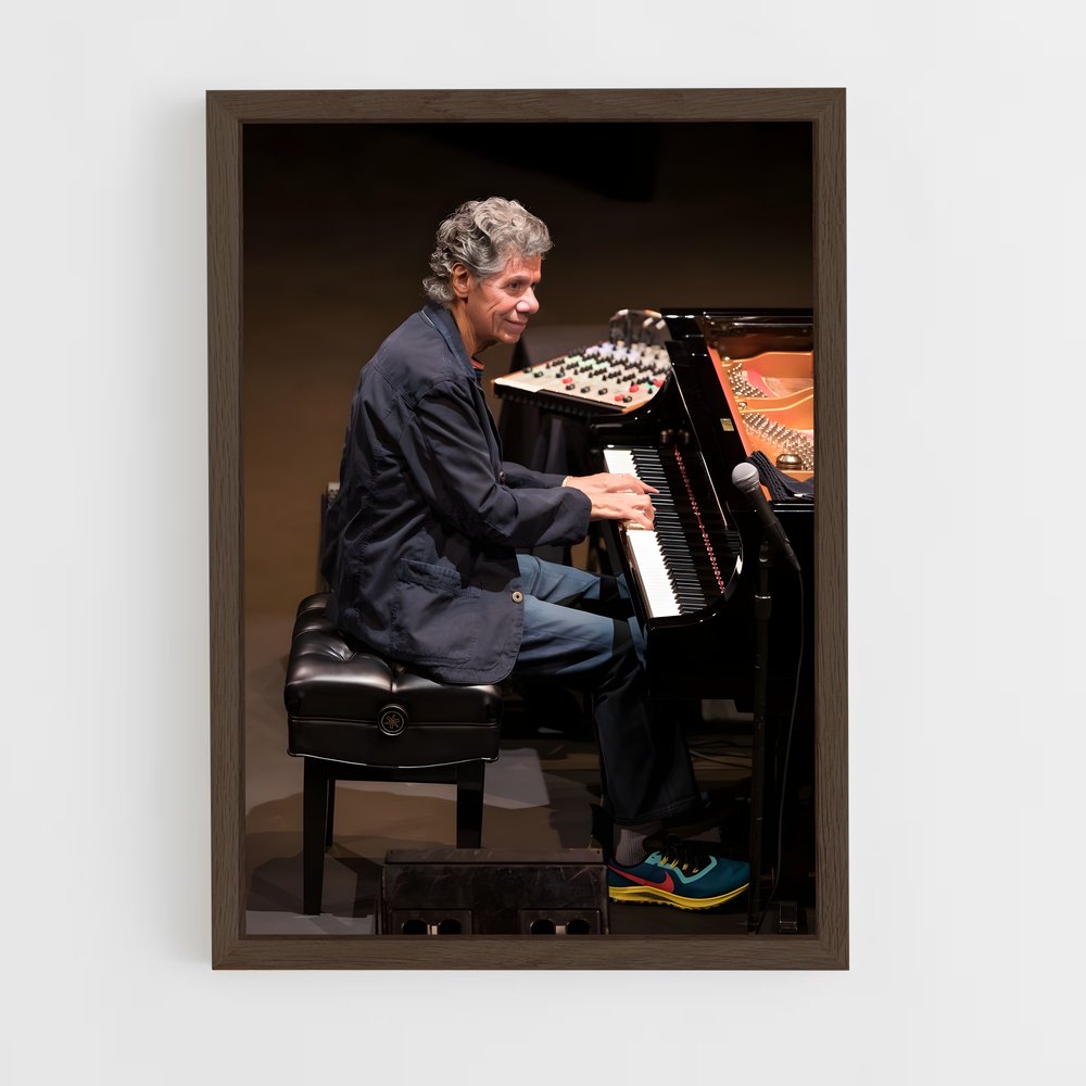 ap-chick corea-1 cadre Bois foncé