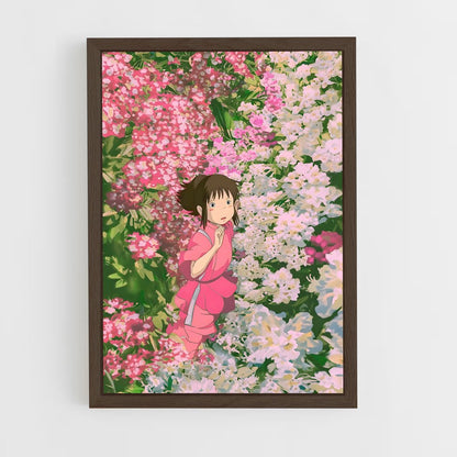 ap-chihiro spirited away-3 cadre Bois foncé