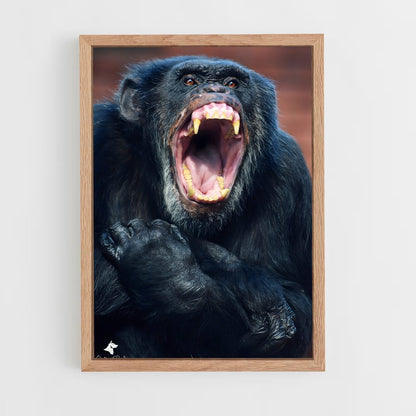 ap-chimpanzee-12 cadre Bois clair