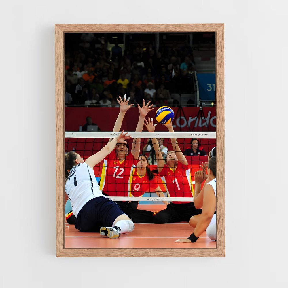 ap-china national volleyball team-2 cadre Bois clair
