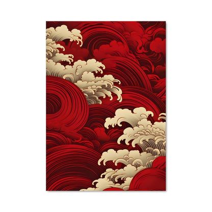 Poster Nuages Rouges