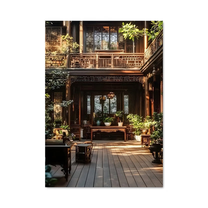 Poster Jardin de Bois