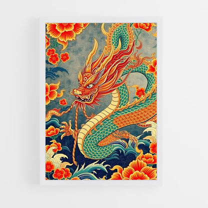 ap-chinese dragon-2 cadre Blanc