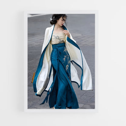 ap-chinese fashion-1 cadre Blanc