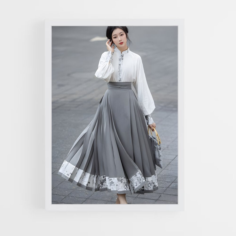 ap-chinese fashion-3 cadre Blanc