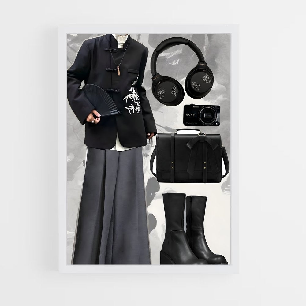 ap-chinese fashion-7 cadre Blanc