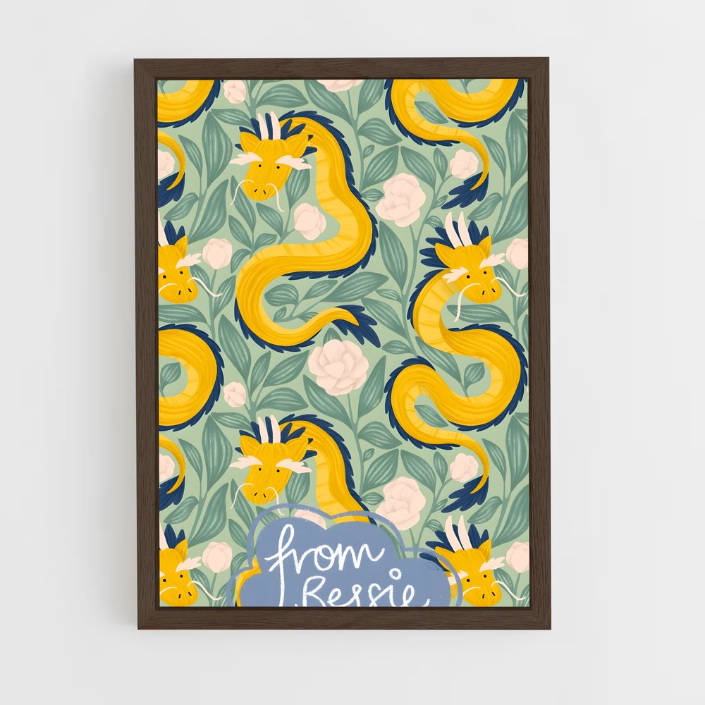 ap-chinese patterns-9 cadre Bois foncé