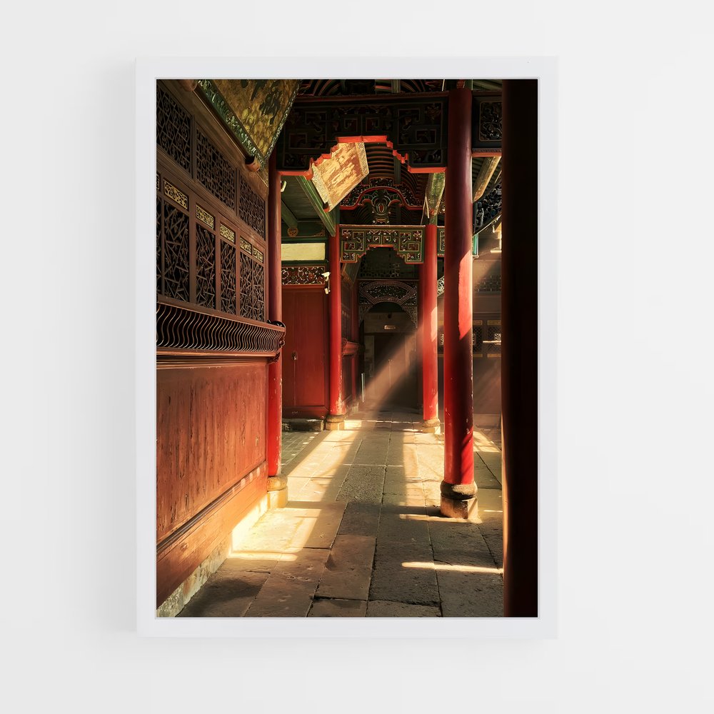 ap-chinese traditional architecture-6 cadre Blanc