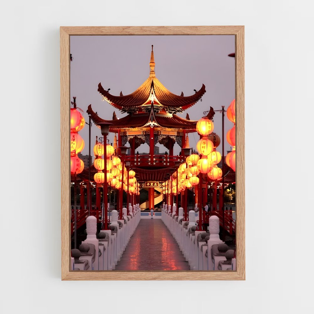 ap-chinese traditional architecture-8 cadre Bois clair