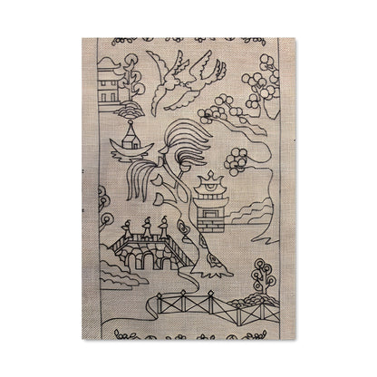Poster Broderies Chinoises
