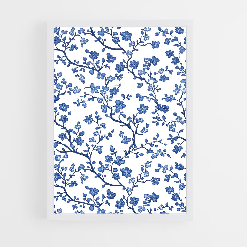 ap-chinoiserie patterns-1 cadre Blanc