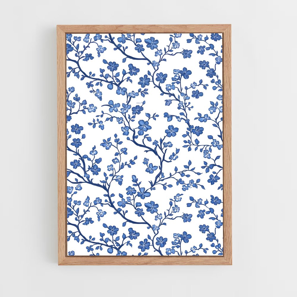 ap-chinoiserie patterns-1 cadre Bois clair