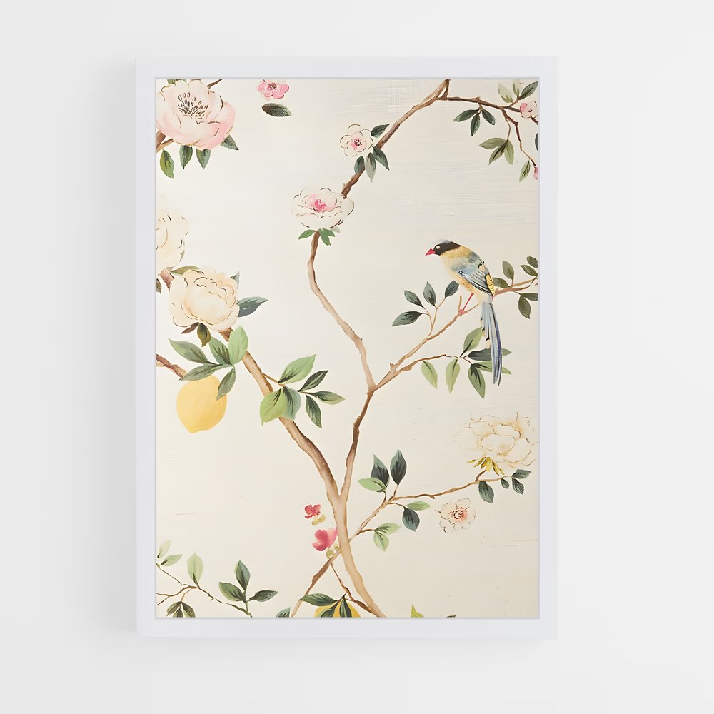 ap-chinoiserie patterns-8 cadre Blanc