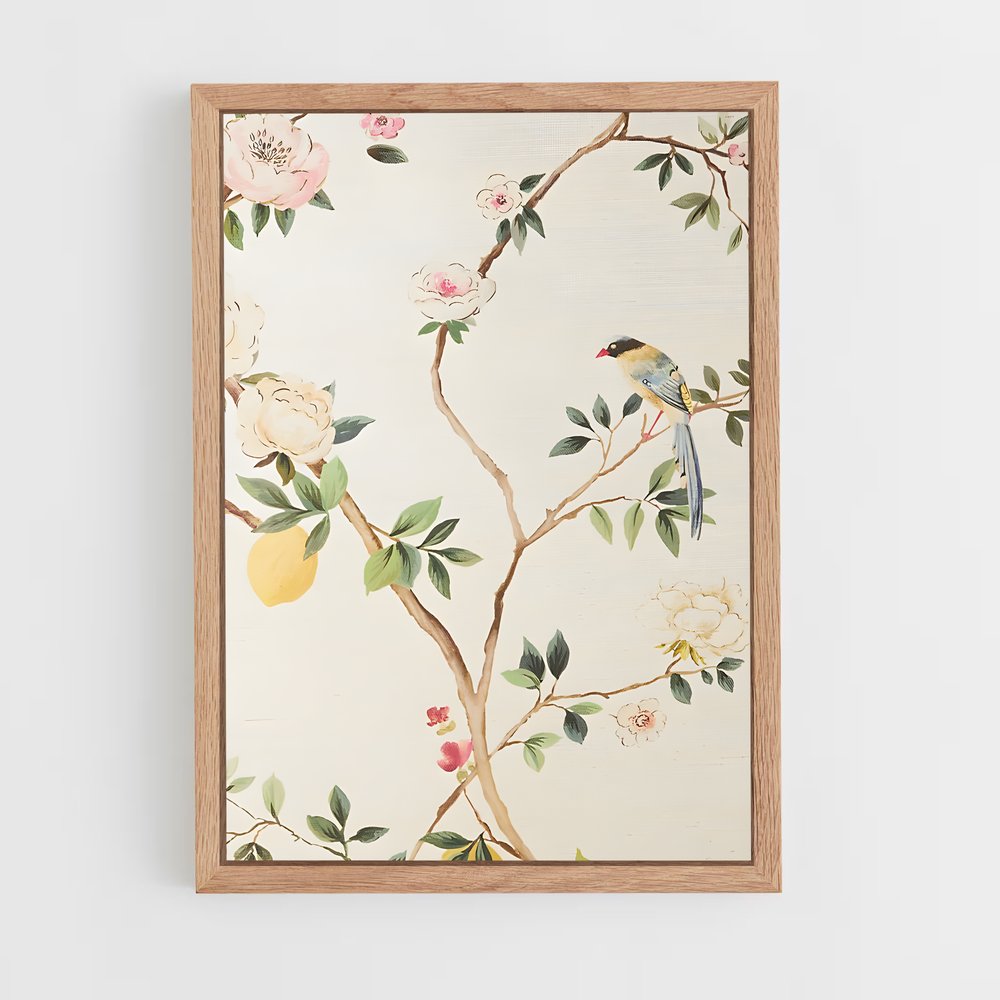 ap-chinoiserie patterns-8 cadre Bois clair
