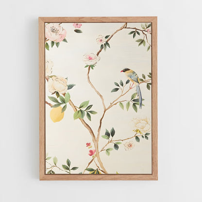 ap-chinoiserie patterns-8 cadre Bois clair