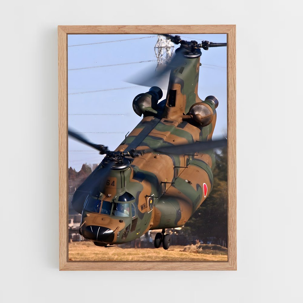 ap-chinook ch-47-3 cadre Bois clair
