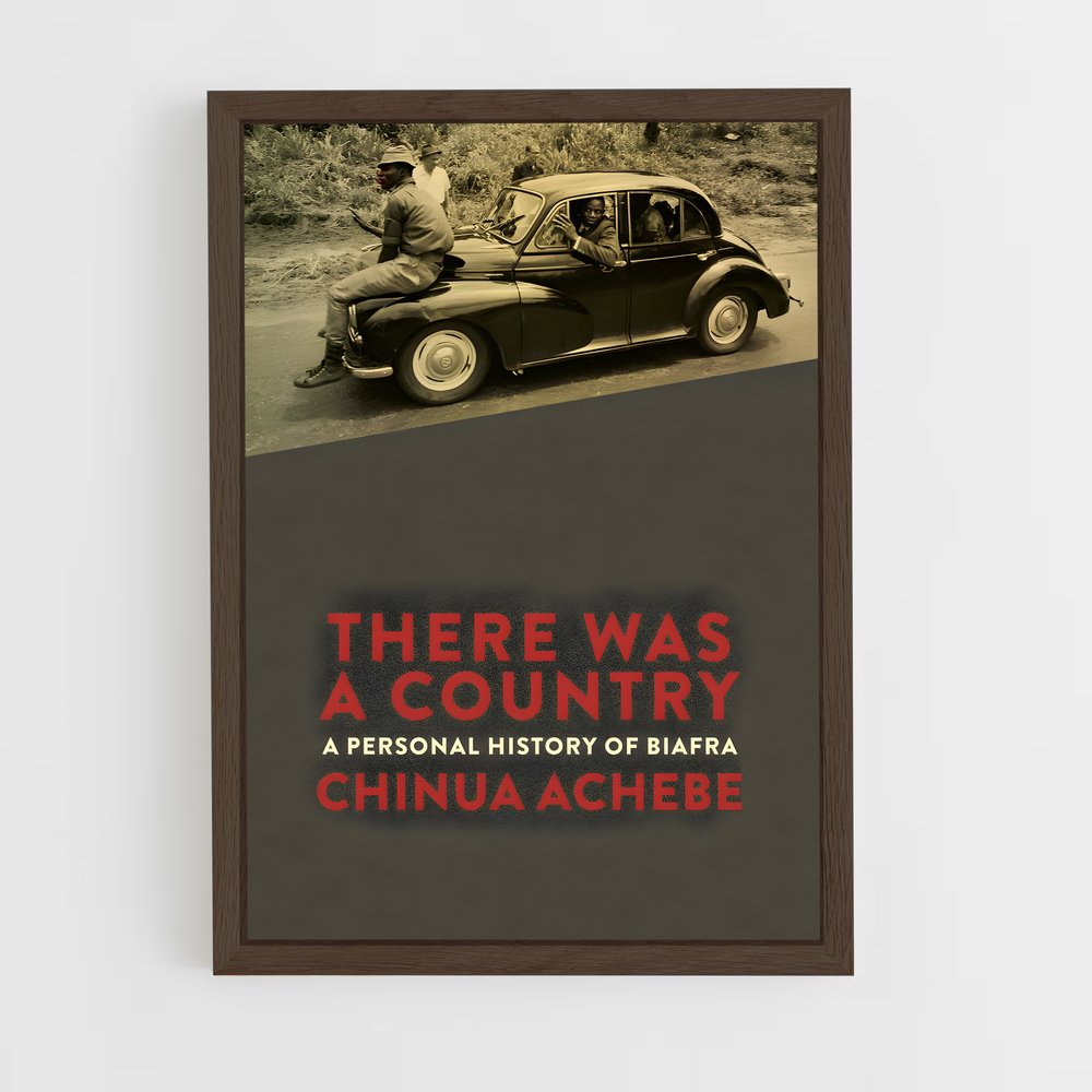 ap-chinua achebe-4 cadre Bois foncé