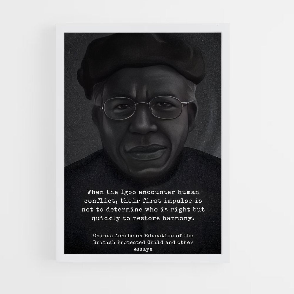 ap-chinua achebe-5 cadre Blanc