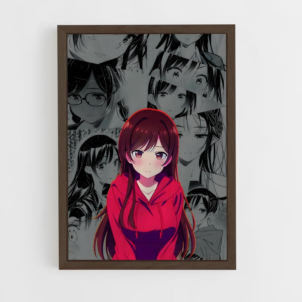 ap-chizuru mizuhara-3 cadre Bois foncé