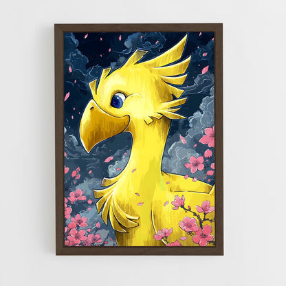 ap-chocobo-2 cadre Bois foncé
