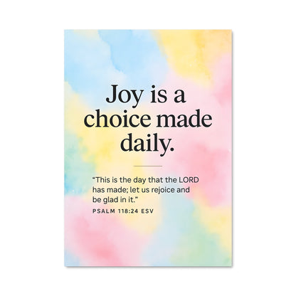 Poster Joyful Choice