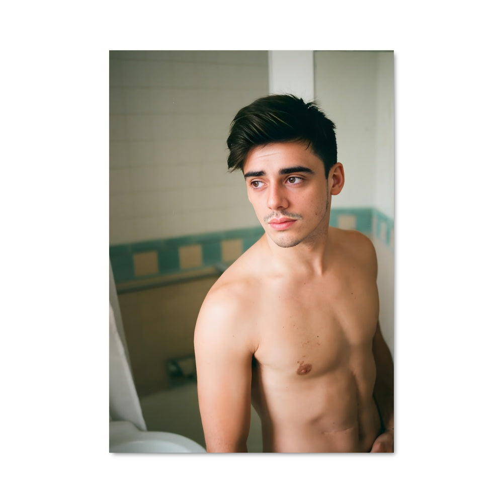 Poster L'Homme au Serviette