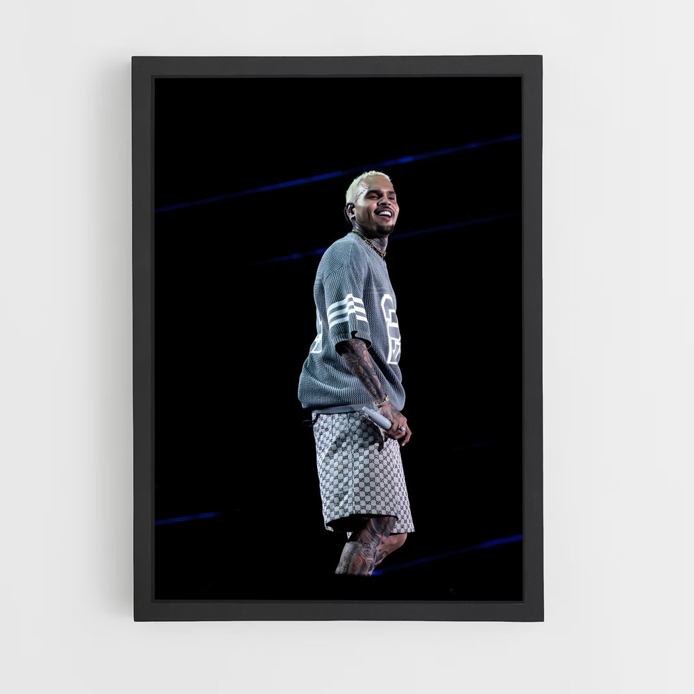 ap-chris brown-3 cadre Noir