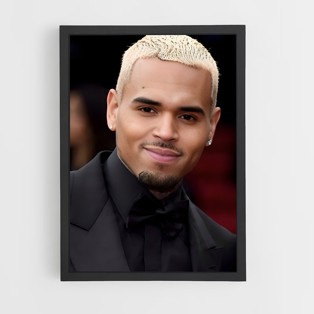 ap-chris brown-4 cadre Noir