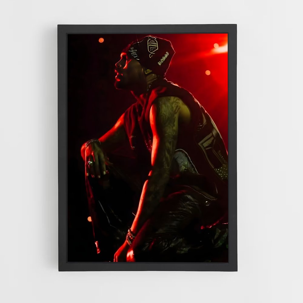 ap-chris brown-6 cadre Noir