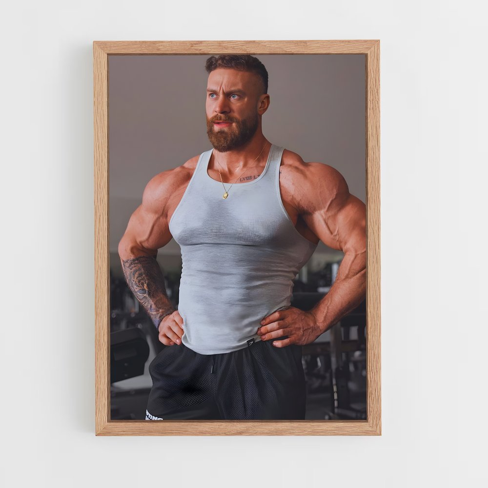 ap-chris bumstead-1 cadre Bois clair