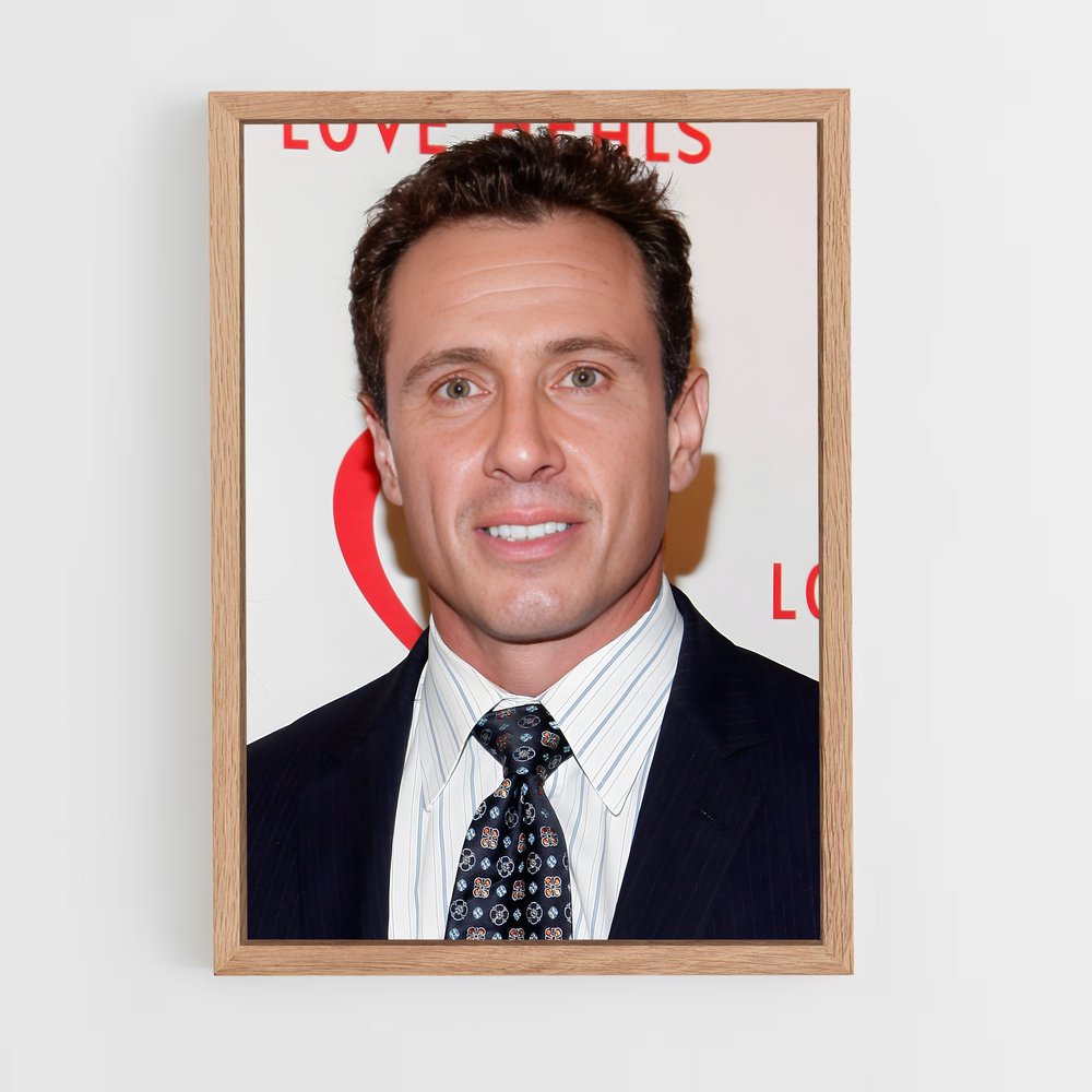 ap-chris cuomo-2 cadre Bois clair