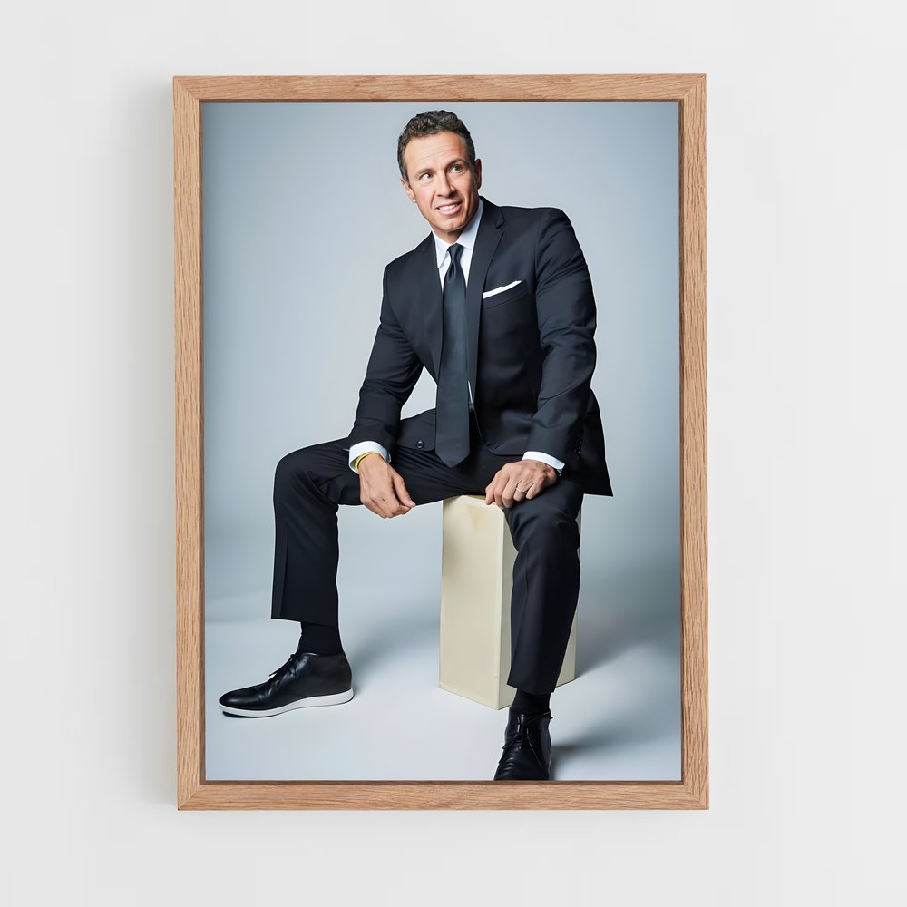 ap-chris cuomo-3 cadre Bois clair