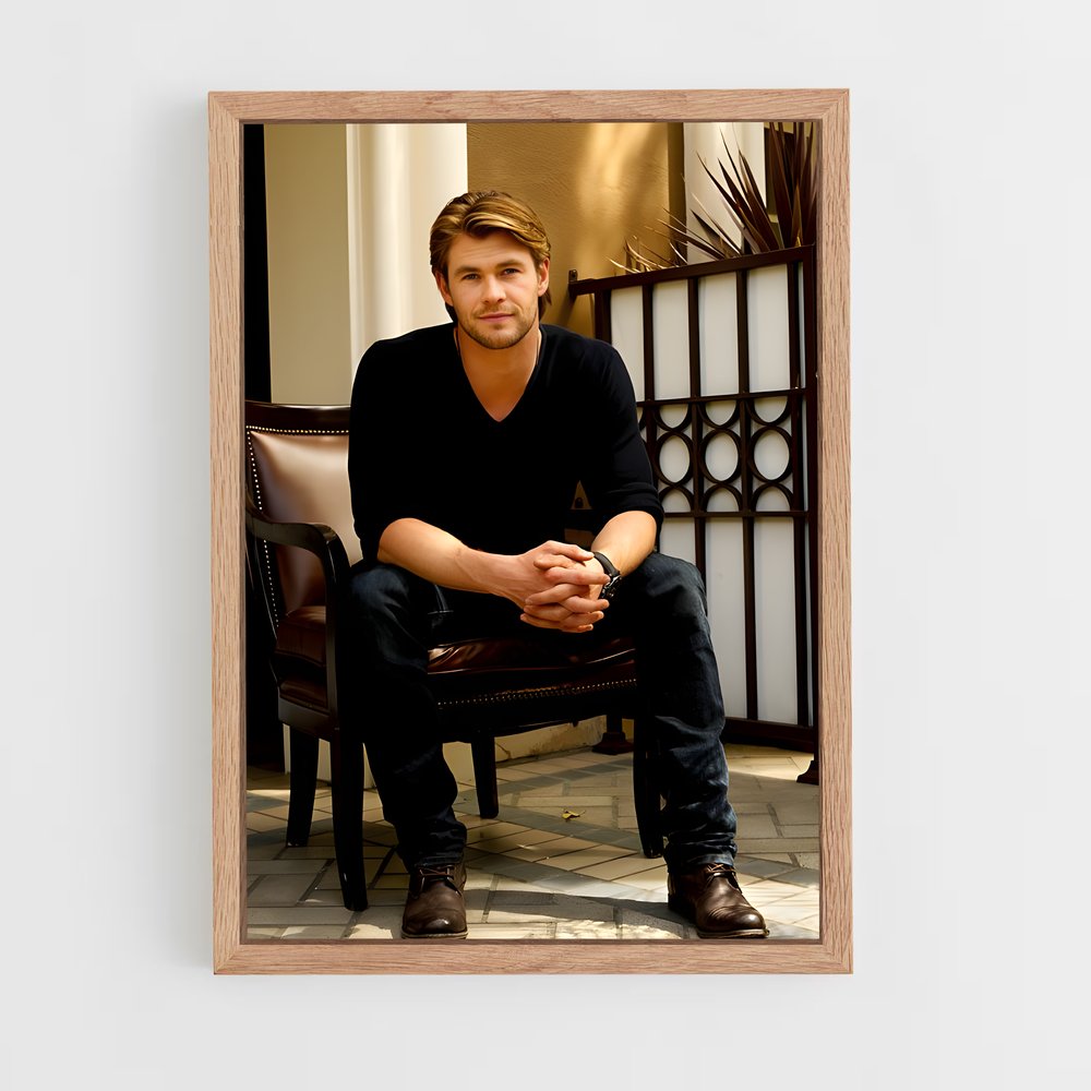 ap-chris hemsworth-10 cadre Bois clair