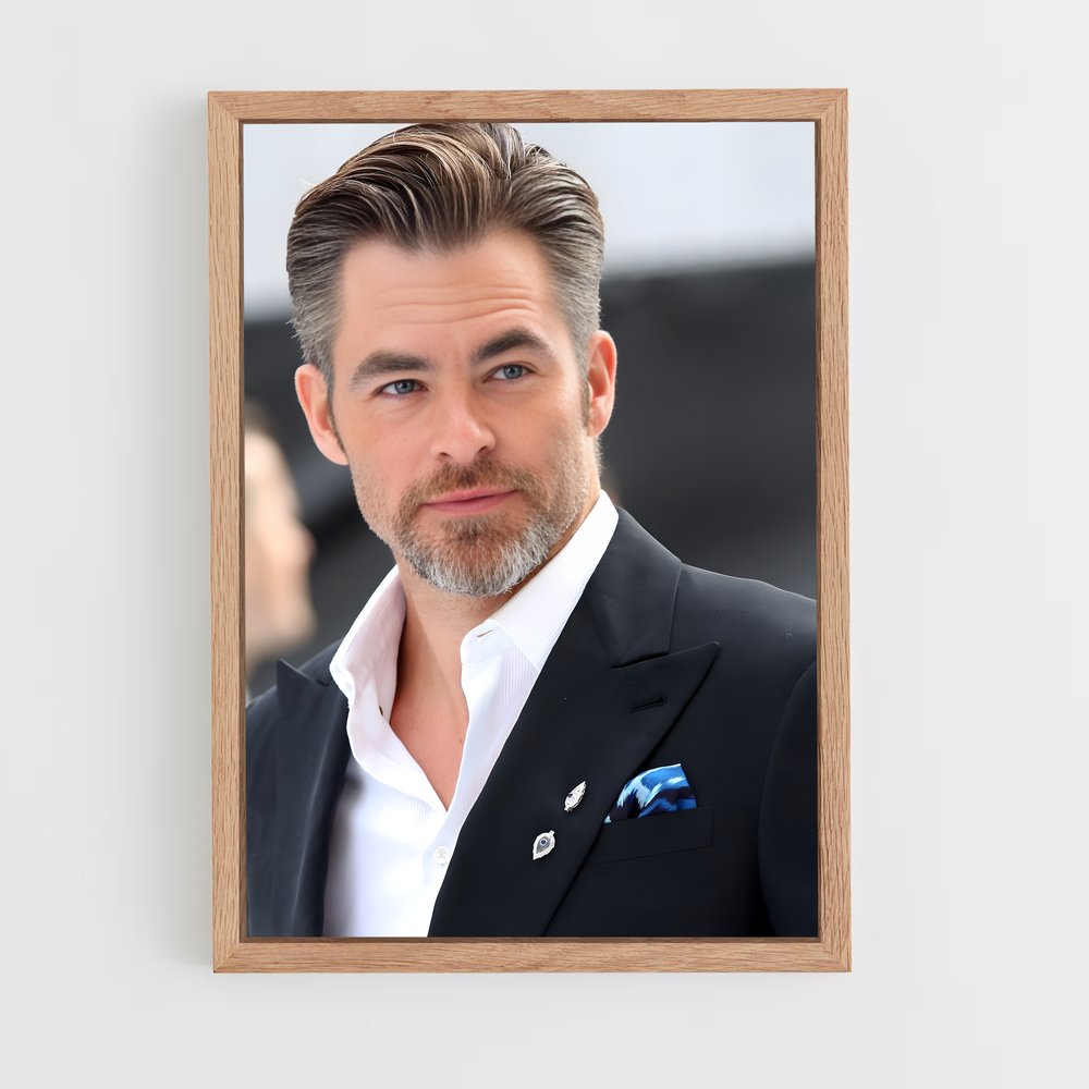 ap-chris pine-1 cadre Bois clair