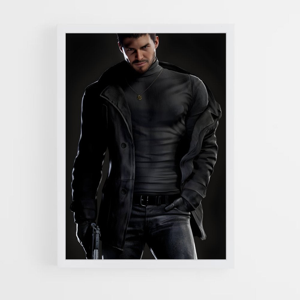 ap-chris redfield-1 cadre Blanc